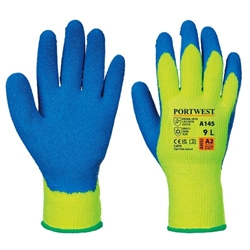 Portwest Cold Grip Glove M Yellow/Bl (Pack of 12)