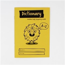 Silvine A5 Primary Dictionary Spelling Book 28 Pages Yellow (Pack of 30) EX209