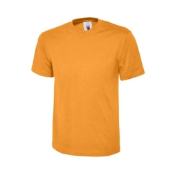 Uneek UC317 Classic V Neck T-Shirt Heather Grey Xtra Small