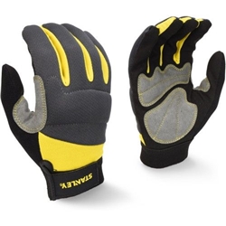Stanley SY660 Performance Gloves Yellow/Grey/Black