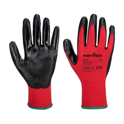 Portwest Flexo Grip Nitrile Glove 2XL Red/Blk (Pack of 12)