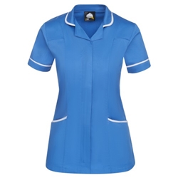 Orn 8600 Florence Classic Tunic Hospital Blue with White Trim UK 22