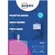 Avery Badge Holders with Clip 60x90mm 32 Inserts 25 Holders