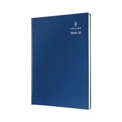 Collins Academic Diary Day Per Page A4 Blue 2025-2026 44MBLU25