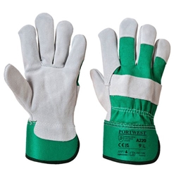 Portwest Premium Chrome Rigger Glove 3XL Green (Pack of 12)