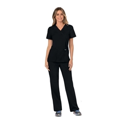 Cherokee WW610 Revolution Mock Wrap Top Black 2XS CHWW610/BLAC/XXS