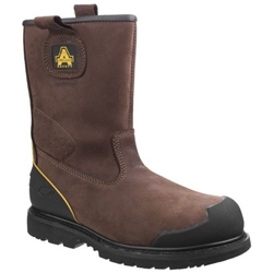 Amblers Safety FS223 S3 WR SRA Safety Rigger Boot Brown [Size UK 8/ EU 42]