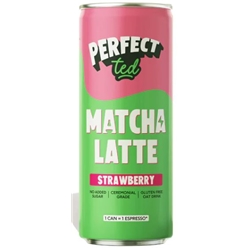 Prefect Ted Strawberry Oat Matcha Latte