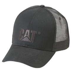 Caterpillar Raised Logo Cap Black