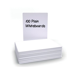 Economy Drywipe Boards 500 Micron Plain (Pack of 100) A4 WBP100