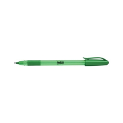 Swash Triangular Ballpoint Pens with Rubber Grip 40 Green + 3 Purple (Pack of 43) BBT40GN