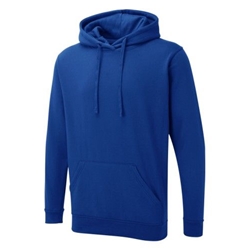 Uneek UX4 Hooded Sweatshirt Royal Xtra Small