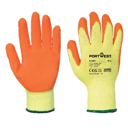 Portwest Classic Grip Glove Latex M Orange (Pack of 12)