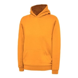 Uneek UC503 Childrens Hooded Sweatshirt Orange 2 Years