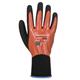 Portwest Dermi Pro Glove S Orange/Blk (Pack of 12)