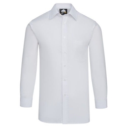 Orn 5410 Essential Long Sleeve Shirt White 17.5" Collar