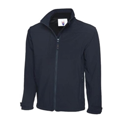 Uneek UC611 Premium Full Zip Soft Shell Jacket Navy XL