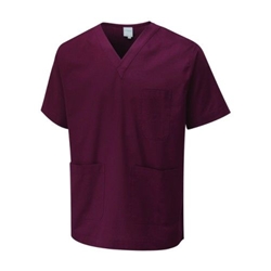 Uneek UC921 Scrub Tunic Maroon 3XL