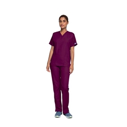 Cherokee Unisex Scrub Top Wine 2XL CH4700/WINE/2XL