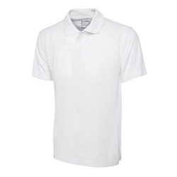 Uneek UC114 Mens Ultra Cotton Poloshirt White 2XL 