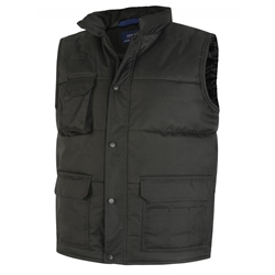 Uneek UC640 Super Pro Body Warmer Black Large