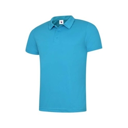 Uneek UC125 Mens Ultra Cool Poloshirt Sapphire Large