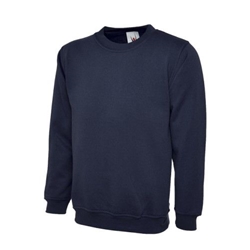 Uneek UC507 Contrast Hooded Sweatshirt Royal/Navy 4XL