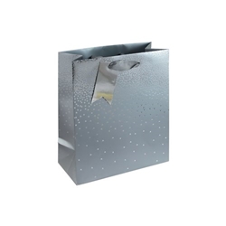 Eurowrap Gift Bag Silver Ombre Medium (Pack of 6) 30864-3C