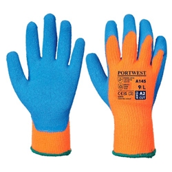 Portwest Cold Grip Glove M Orange/Bl (Pack of 12)