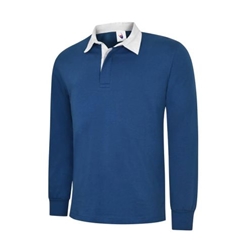 Uneek UC402 Classic Rugby Shirt Royal XL