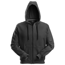 Snickers 2801 Zip Hoodie Black Small