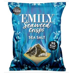 EMILY - SEAWEED CRISPS - SALT - 12X18G
