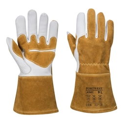 Portwest Mig Welding Gauntlet XL Brown (Pack of 6)