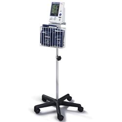 Omron 907 Mobile Stand with Attached Basket