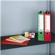 Extra shelf for steel storage cupboards and tambours - black