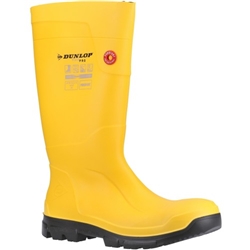 Dunlop Purofort FieldPRO Full Safety Wellington Boots Yellow [Size UK 6.5/ EU 40]