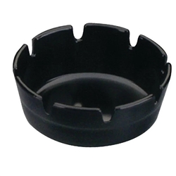 Olympia Black Melamine Ashtray