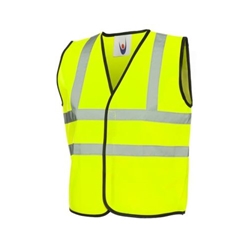 Uneek UC806 Childrens Hi-Viz Waistcoat Yellow 7/9 Years