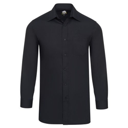 Orn 5410 Essential Long Sleeve Shirt Black 14" Collar