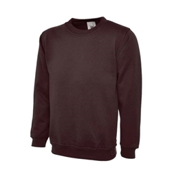 Uneek UC501 Premium Hooded Sweatshirt Heather Grey Xtra Small