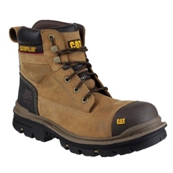Caterpillar Gravel 6" S3 HRO SRC Safety Boots Beige [Size UK 10/ EU 44]