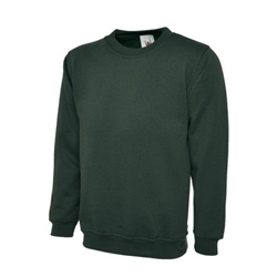 Uneek UX7 Childrens Sweatshirt Bottle Green 3/4 Years 