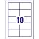 Avery Single-Sided Business Cards Pack 100 / 10 Sheets - C32011-10