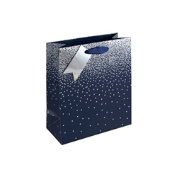Eurowrap Gift Bag Navy Ombre Medium (Pack of 6) 30861-3C