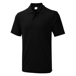 Uneek UX1 Polo Shirt Black 4XL 