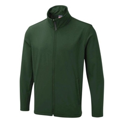 Uneek UX10 Printable Soft Shell Jacket Bottle Green Large