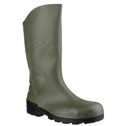Dunlop Devon Full Safety Wellington Boot Green [Size UK 7/ EU 41]
