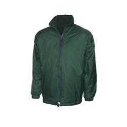 Uneek UC605 Premium Reversible Fleece Jacket Bottle Green 2XL