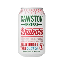 Cawston Press Sparkling RhubarbSoft Drink 330ml Can (Pack of 24) CANS102