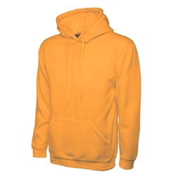 Uneek UC502 Classic Hooded Sweatshirt Orange Large